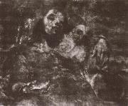 Gustave Courbet Injured man oil